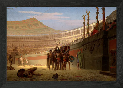 Ave Caesar Morituri Framed Wall Art Poster Canvas Print Picture