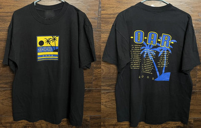 2 Sides 2005 Tour O.A.R. Band Shirt Classic Black Unisex S-5XL