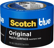 ScotchBlue Painter's Tape 3INCH WIDE  2090-72NC, 2.83 in x 60 yd 72mm x 54