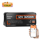 LiFePO4 320Ah 300Ah 12V Bluetooth Lithium Batterie BMS 250A Wohnmobile Camping