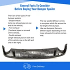 Fits VW Golf Mk6 GTI/GTD 2009-12 Rear Bumper Diffuser Dual Exhaust Matte Black