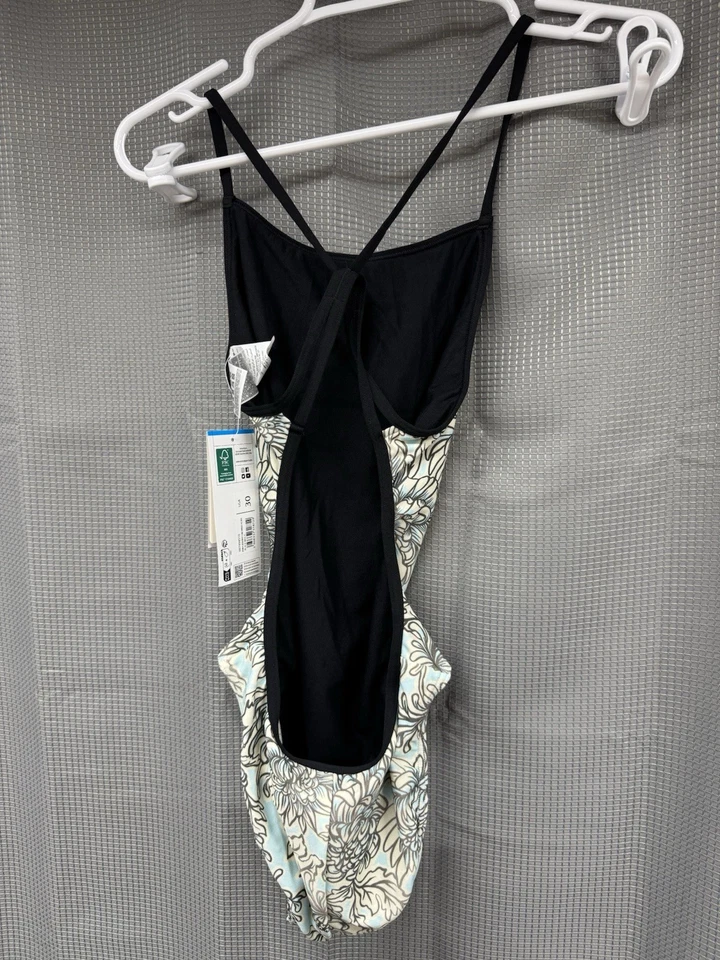 Traje de baño deportivo para mujer ARENA Performance - blanco floral - 30 - nuevo Foto 2 de 4