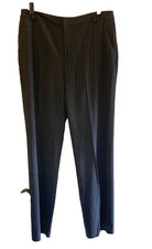 Chaps 10 polyester blend pinstripe dress pants 24-533-1