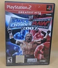 WWE SmackDown vs. Raw 2007 (Sony PlayStation 2) PS2 Complete CIB Greatest Hits