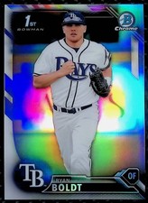2016 Bowman Draft Chrome #BDC-118 Bowman 1st - Refractor - Ryan Boldt - Rays