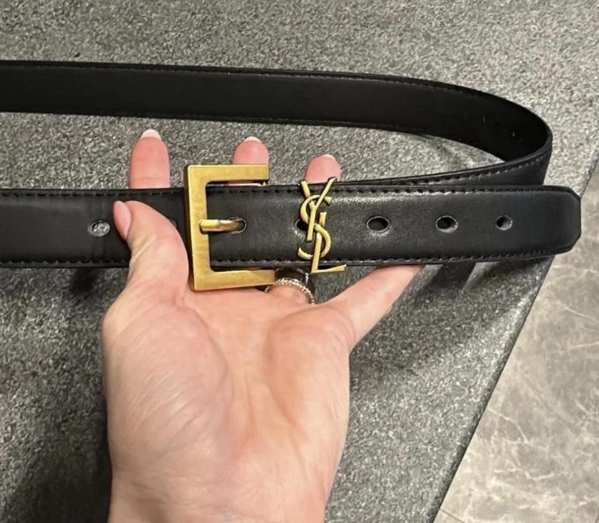 Saint Laurent Leather Belts for Women for sale | eBay