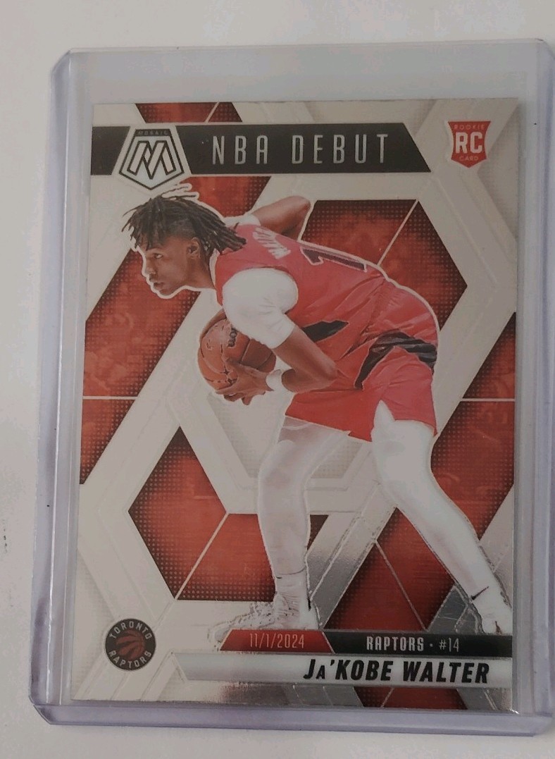 2024-25 Panini Mosaic - NBA Debut Ja'Kobe Walter #253 (RC) Toronto Raptors