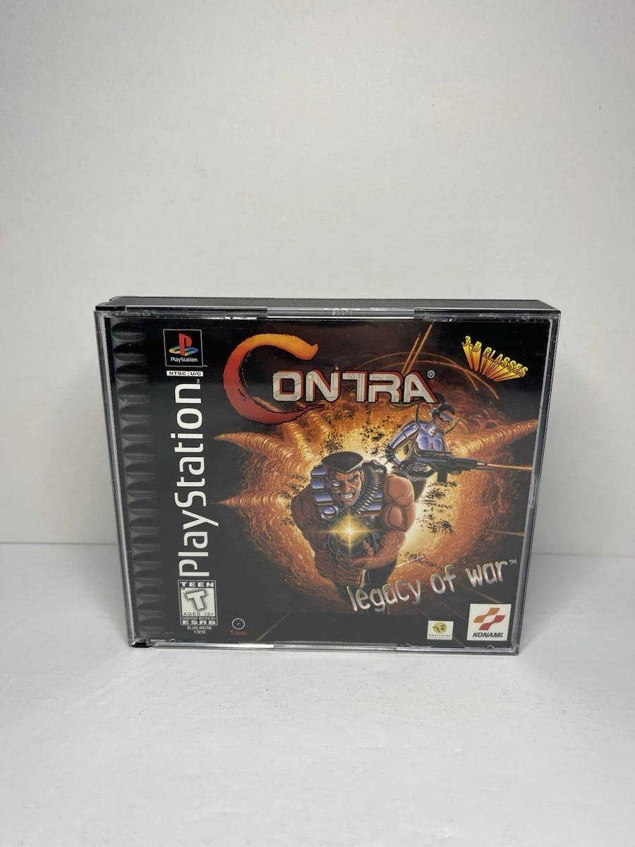 Contra Legacy Of War – PS1 – Complet Avec Boîtier Et Manuel – Konami Rare