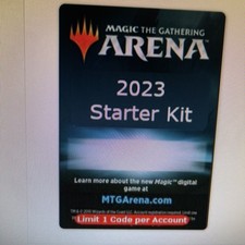 MTG Starter Deck WOE 2023 Code 2 Decks MAGIC ARENA CARD Code via Chat!
