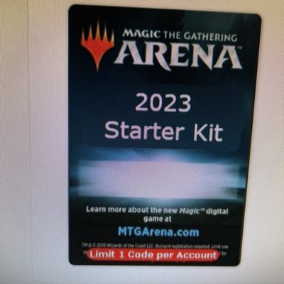 MTG Starter Deck WOE 2023 Code 2 Decks MAGIC ARENA CARD Code via Chat!
