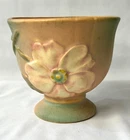 Vintage 1930's Weller Pottery Art Deco Wild Rose 4" Planter Vase