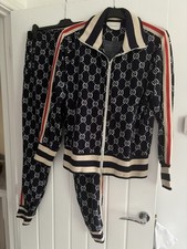 Gucci Men's Navy GG Monogram Pattern