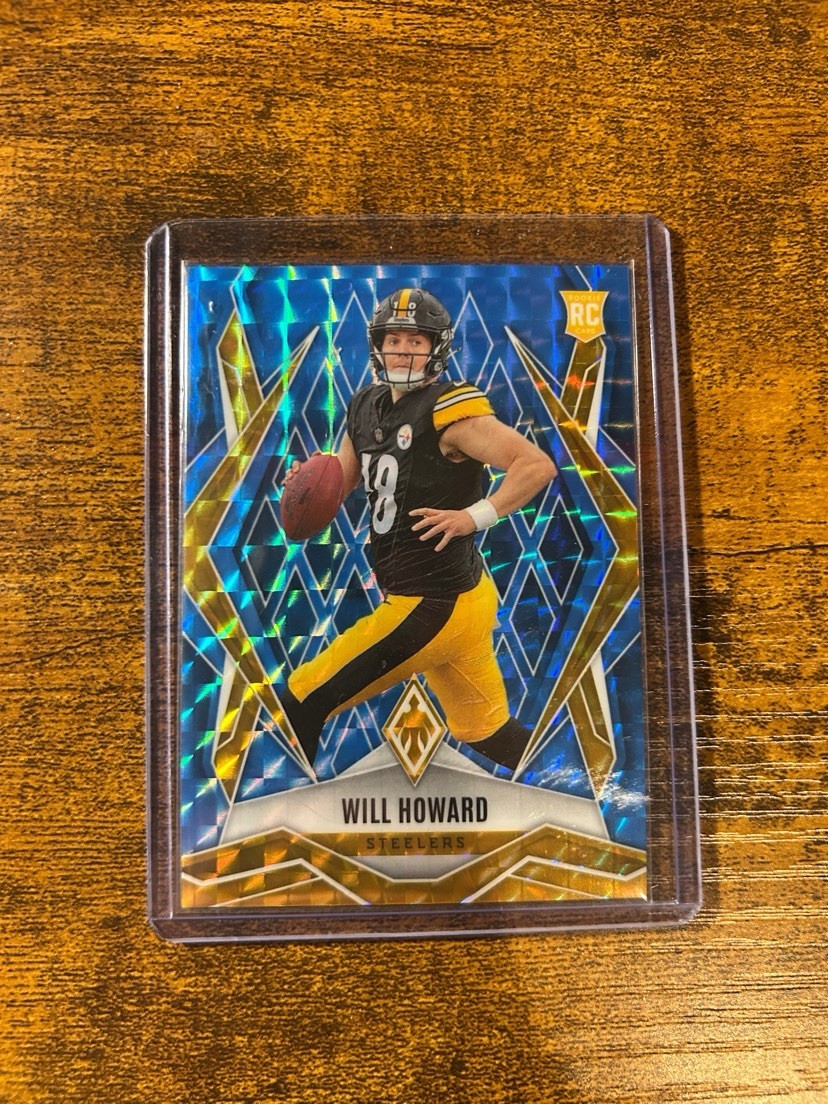 Panini 2025 Phoenix Will Howard Rookie Parallel #165 Pittsburgh Steelers NFL