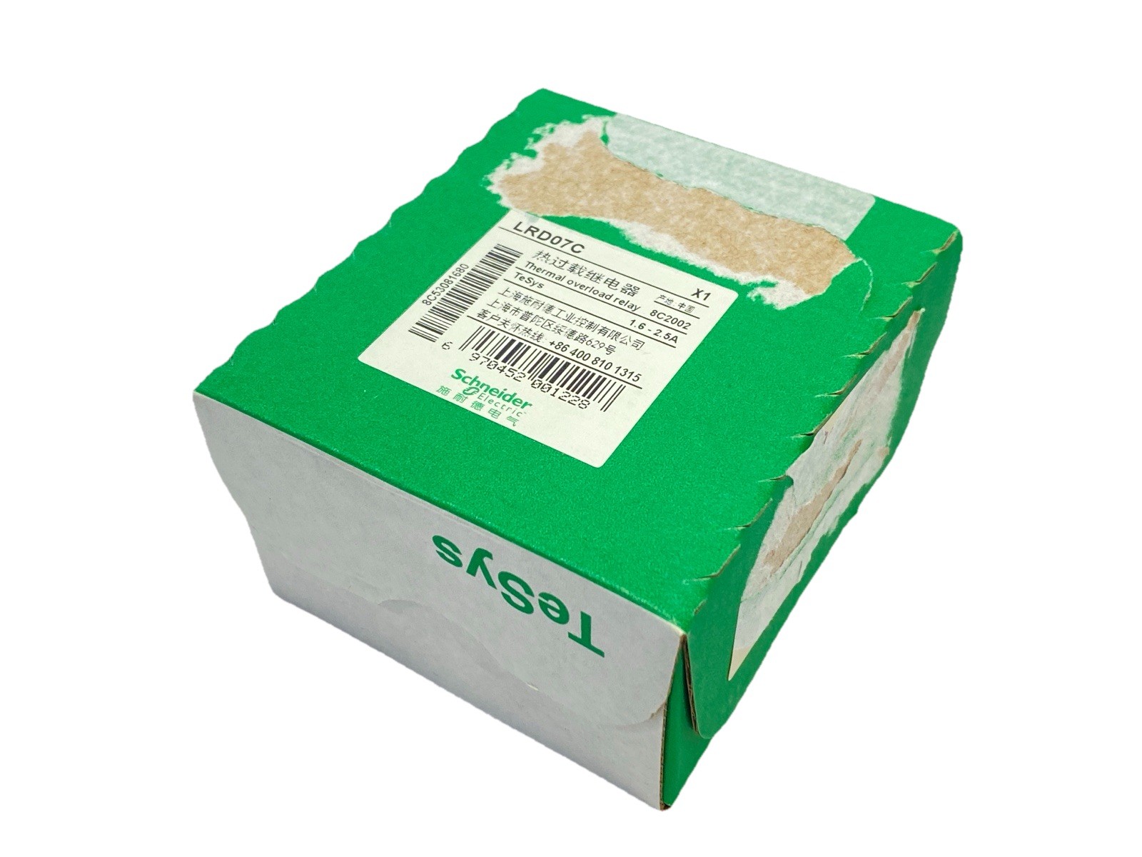 Schneider Electric LRD07C TeSys Thermal Overload Relay 1.6-2.5A