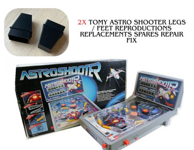 2x Tomy Astro Shooter Beine Füße Reproduktionen Ersatz Ersatzteile Reparatur Fix