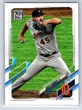 2021 Topps #158 Buck Farmer Detroit Tigers