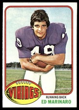 1976 Topps Card Football Ed Marinaro Minnesota Vikings #419 EX-MT