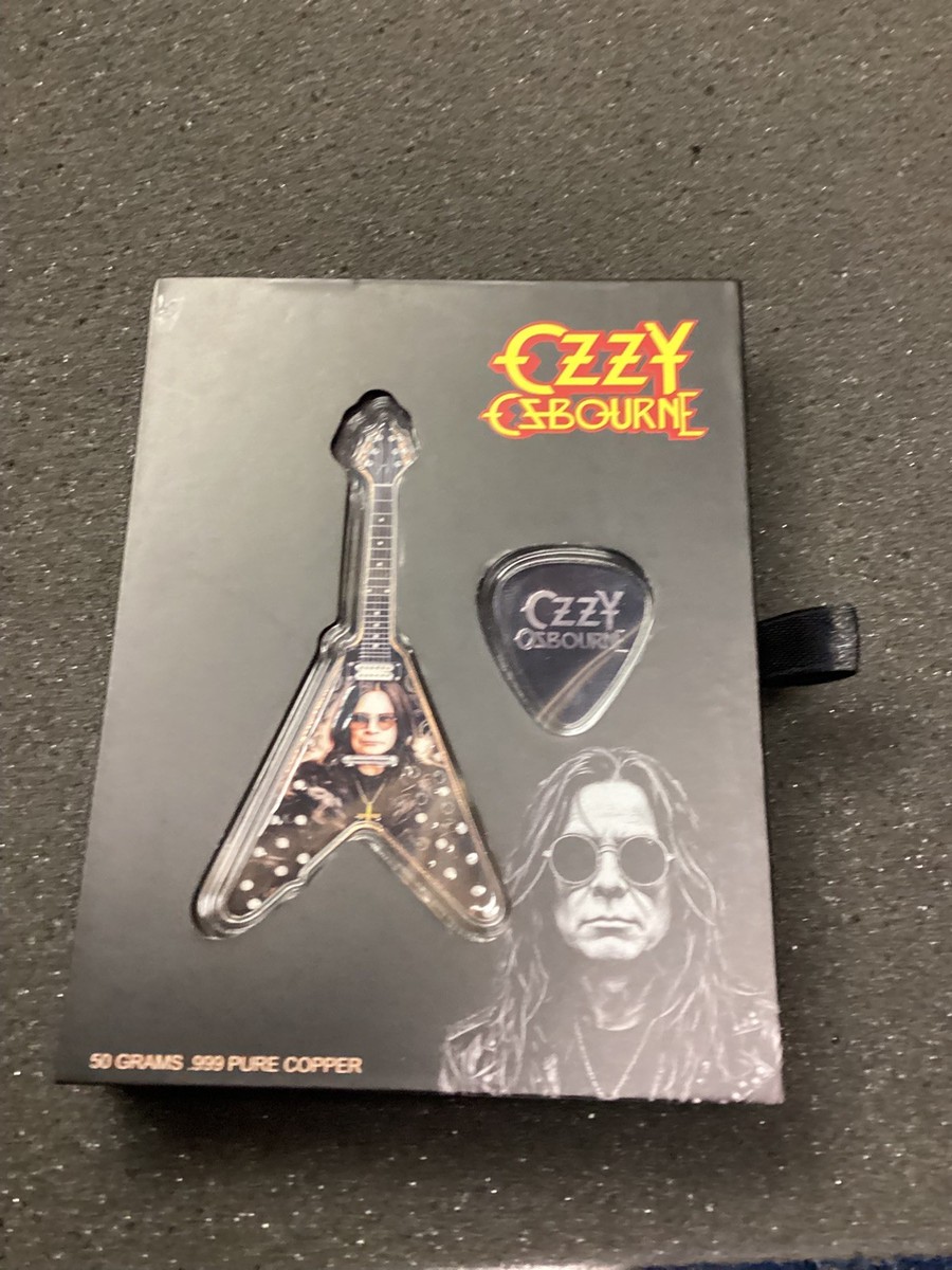 Ozzy Osborne 50 Gram/ Pick 4.6 Gr .999 Pure Copper Collectible