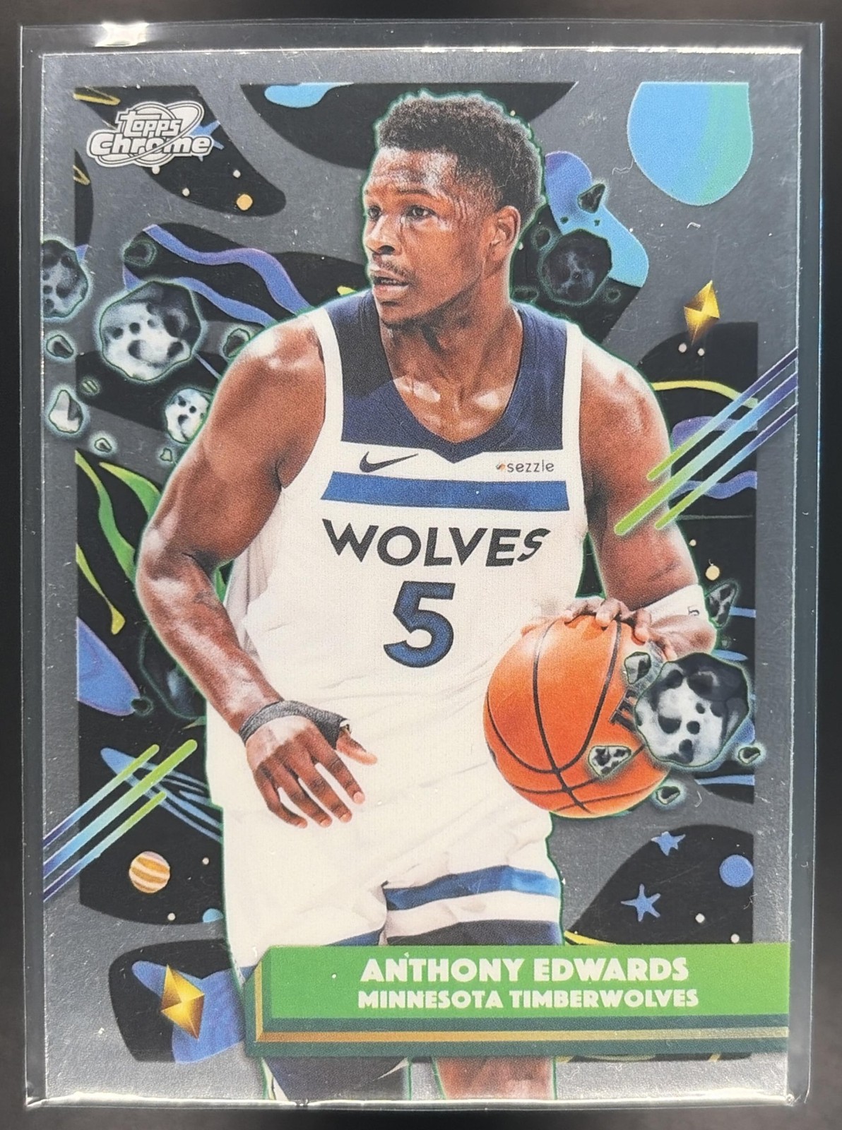 2025-26 Topps Cosmic Chrome Anthony Edwards #165 Timberwolves