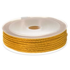 Twisted Nylon Twine Thread 3mm 7M/23 Feet Braided Nylon String, Golden