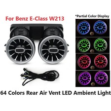 LED L&uuml;ftungsd&uuml;sen 64 Farben Ambientebeleuchtung F&uuml;r Mercedes-Benz E-Klasse W213