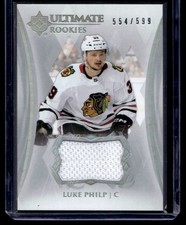 2023-24 UD Ultimate Collection Jersey Parallel Rookies Luke Philp RC 554/599