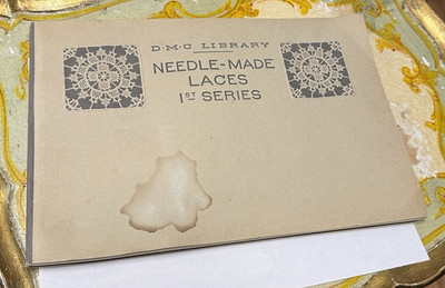 OLD EDWARDIAN DMC LIBRARY NEEDLE MADE LACES 1st SERIES PATTERN LACE MAKING BOOK