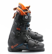 SALOMON S/MAX 120 MENS SKI BOOTS UK 9.5 MONDO 28-28.5 ORANGE BLACK RRP £400 AD