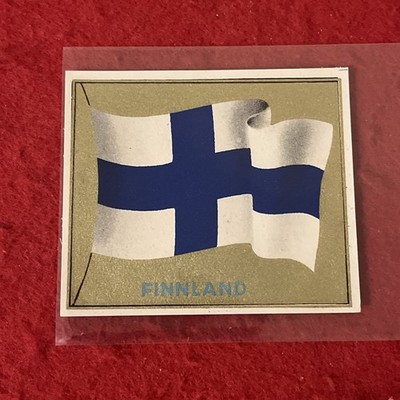 1936 Monopol  Flag Parade  FINLAND FLAG Tobacco Card #31  EX