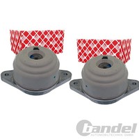 2X febi bilstein Motorlager Beidseitig Vorne Passend FÜR MERCEDES-BENZ