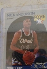 1990-91 NBA Hoops - Nick Anderson #214 (RC)