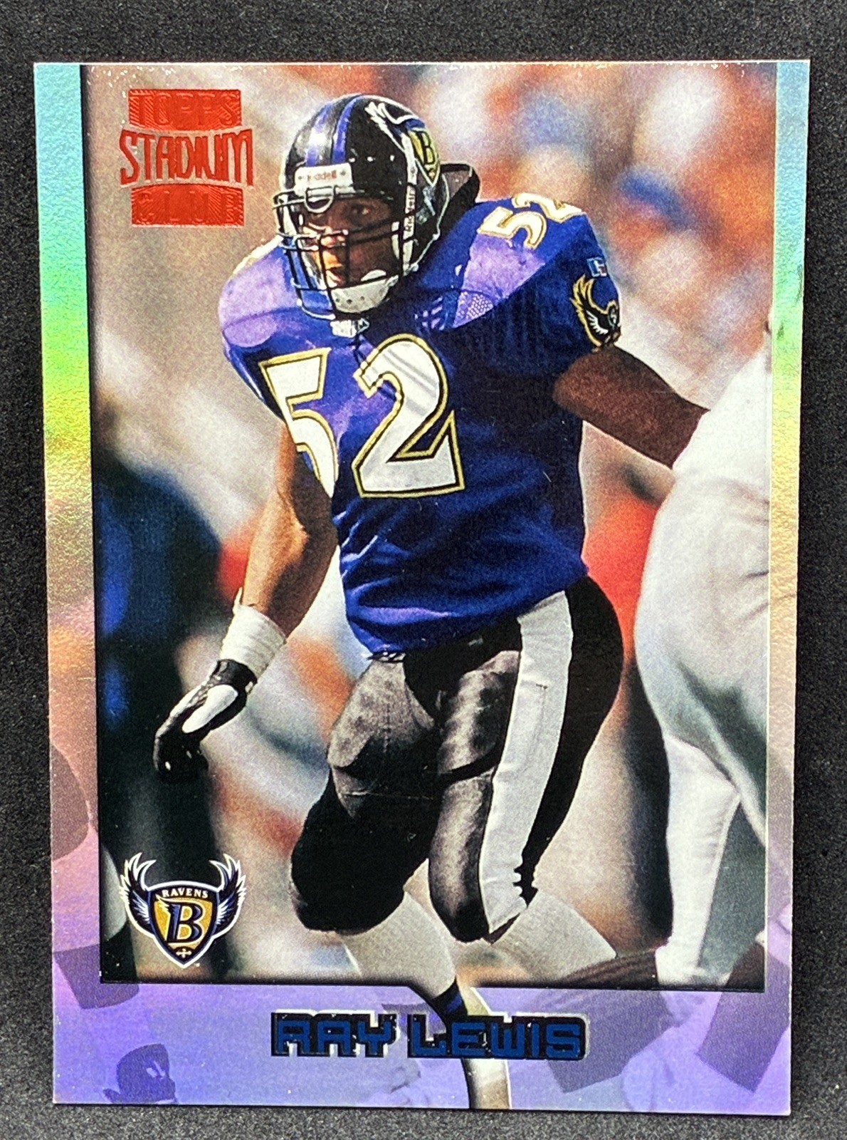 1996 Topps Stadium Club #351 Ray Lewis RC Rookie Baltimore Ravens