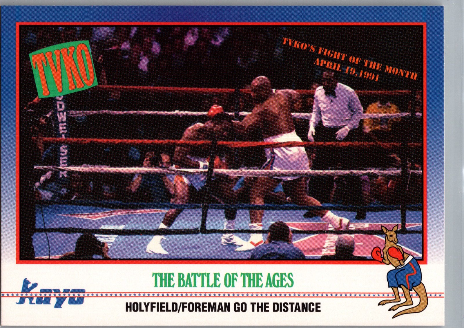 1991 Kayo - Evander Holyfield, George Foreman #211