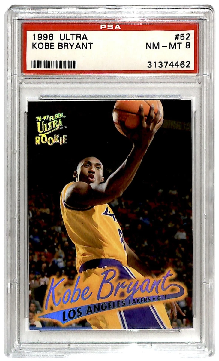 Kobe Bryant Basketball Grade 8 Rookie Sports Trading Cards
