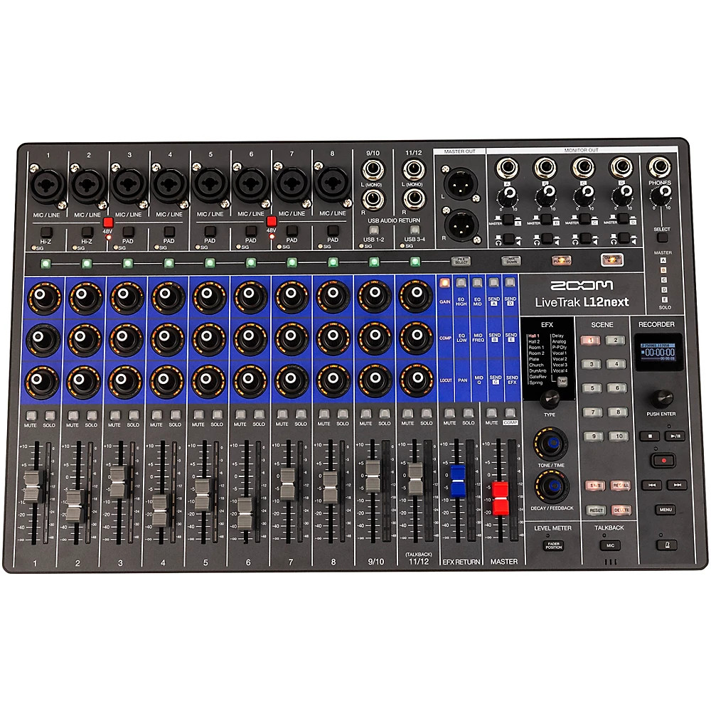 12- Zoom LiveTrak L12next 112590₽