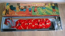 Vintage Chad Valley Child's Miniature 9 Hole Golf Set Boxed Circa 1960's