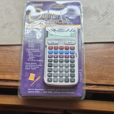 Calculated Industries Quilter's FabriCalc 8400 Handheld LCD Battery Calculator