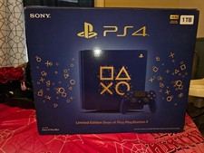 Sony PlayStation 4 Slim M 1TB Days of Play Blue Console System CUH-2115B