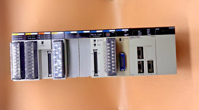 OMRON CPU43 Programmierbarer Controller MIT PA204S NETZTEIL UND MODULEN