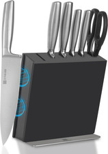 Set Di Coltelli Da Cucina Con Ceppo, Set Di Coltelli Da Chef Da 7 Pezzi Con Cepp