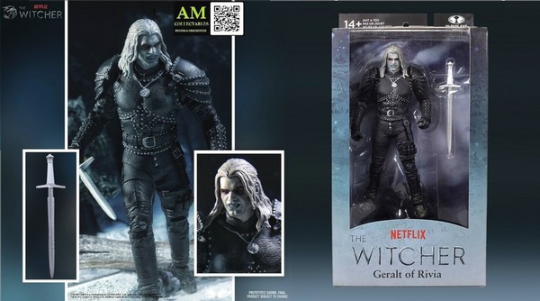 Mcfarlane - Netflix The Witcher - Geralt Of Rivia Witcher Mode - Neu/Ovp Figur-image
