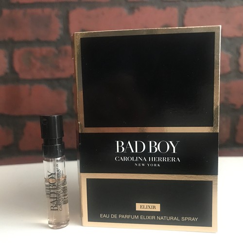 CAROLINA HERRERA BAD BOY EAU DE PARFUM ELIXIR SPRAY SAMPLE 1.5 ml Brand New