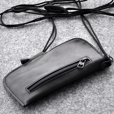 Xiaomi case sleeve leather wallet purse cover organizer zipper bag with strap