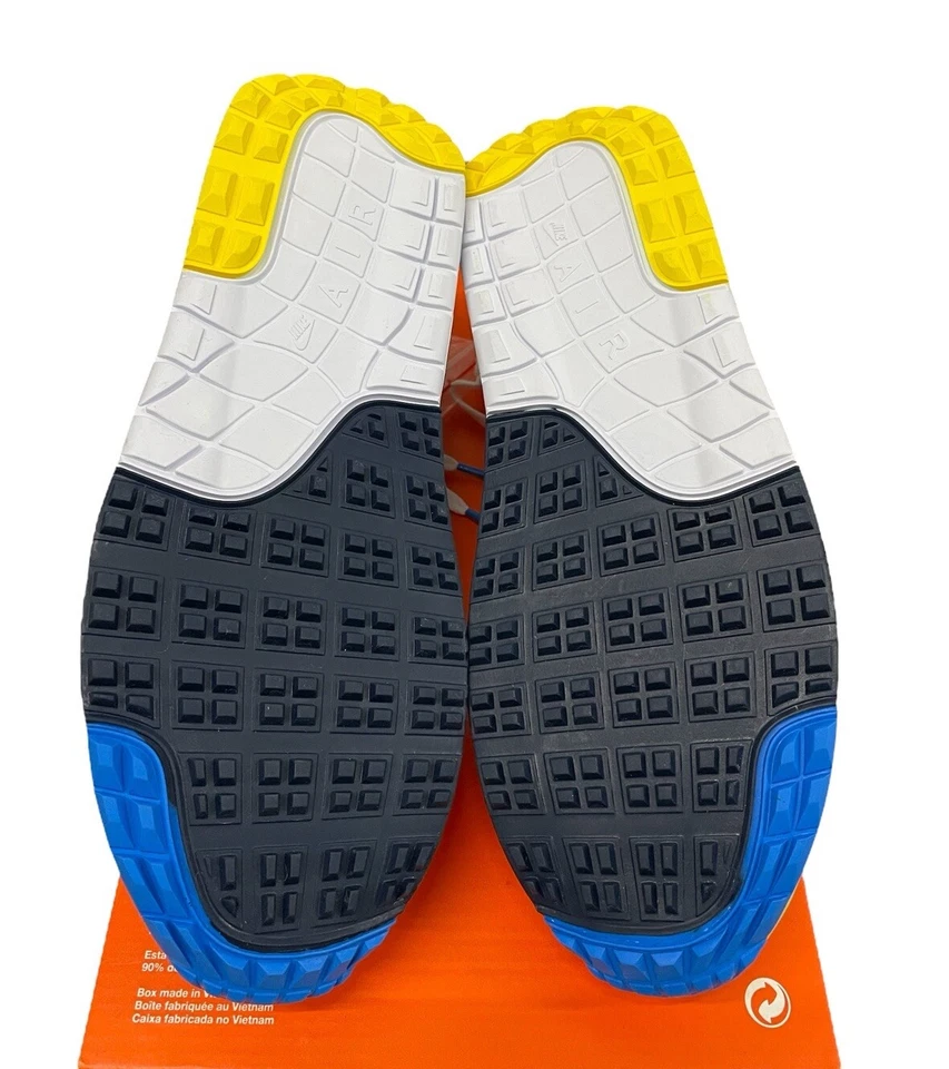 Nike Air Max 1 '86 OG G NRG Blanco/Amarillo/Obsidiana FN8075 101 Talla 9 Sin Tapa Foto 4 de 4