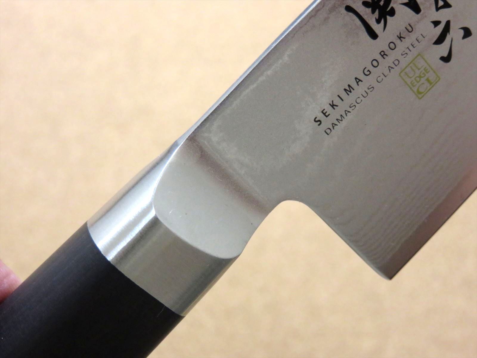 Japanese KAI SEKI MAGOROKU Kitchen Santoku Knife 145mm 6 in Damascus