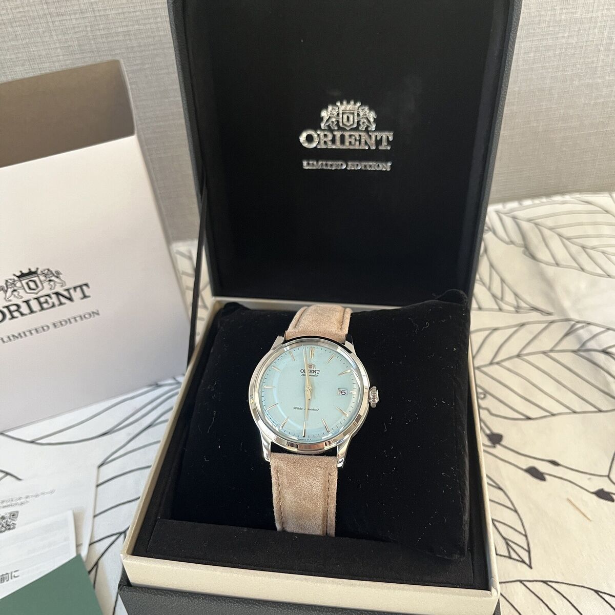 Orient Bambino 38 RN AC0M06L Baby Blue Fall/Winter 2023 Orient Bambino 38 RN AC0M06L Baby Blue Fall/Winter 2023