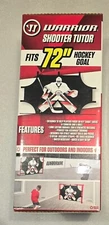 Warrior 72” Street Hockey Shooter Tutor with 5 Scoring Zones Black  Adjustable