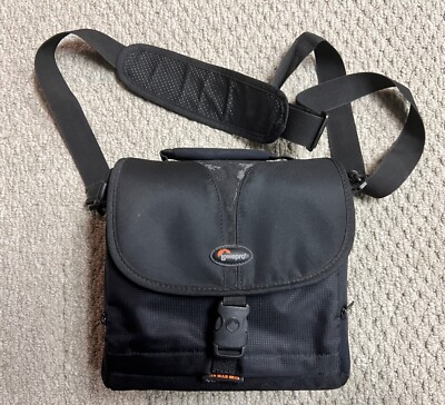 Black Camera Bag Lowepro Rezo 170AW w/ Padded Shoulder Strap & Dividers
