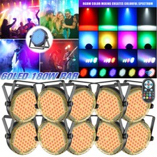 180W 60LED PAR Light RGBW Stage Lighting DMX DJ Disco Party Show Bar Wash Light