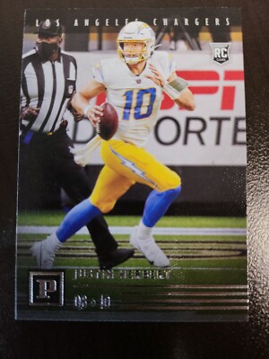 2020 Chronicles Justin Herbert Panini RC Card #PA-3